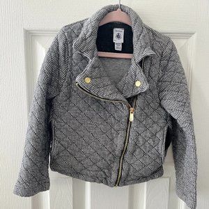 Girl's Petit Bateau Spring  Quilted  Houdstouth Jacket 5 ans / 110cm